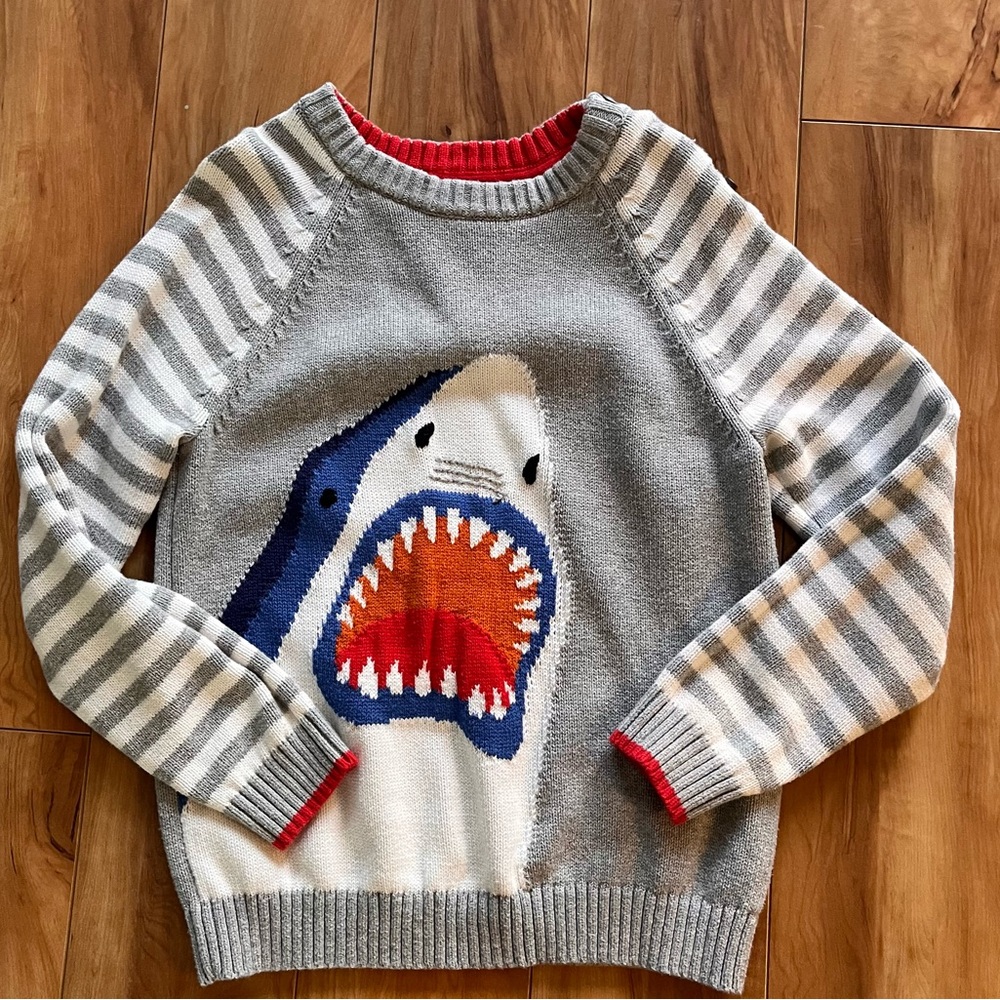 Mini Boden Boy’s Shark Sweater
